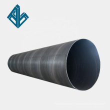 ASTM DIN Large Diameter Spiral Welded Carbon Black Steel Pipe/Pipes Price List Per Ton Manufacturer Price